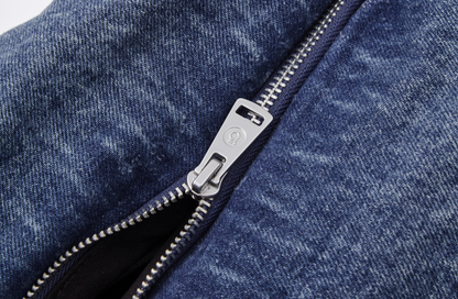 13DE MARZO Bear Denim Jacket  Tote Bag Blue - 13DE MARZO