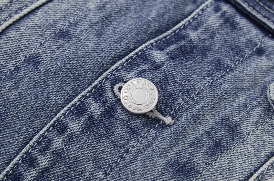 13DE MARZO Bear Denim Jacket  Tote Bag Blue - 13DE MARZO