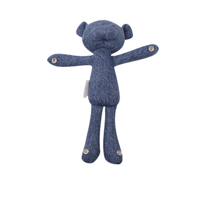 13DE MARZO Bear Denim Jacket  Tote Bag Blue - 13DE MARZO