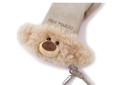 13DE MARZO Bear Cuff Gloves Brown - 13DE MARZO