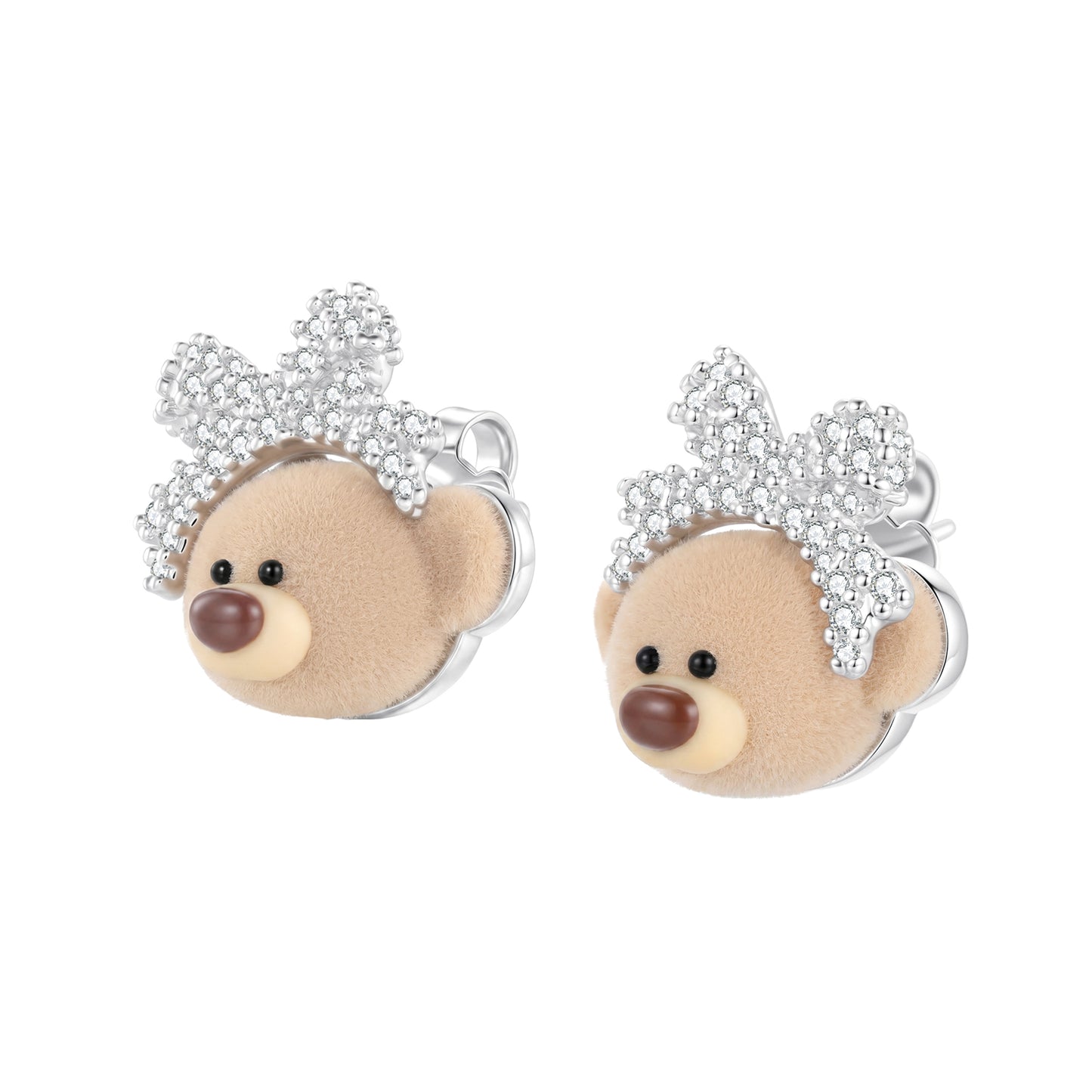 13DE MARZO Bow Bear Studs
