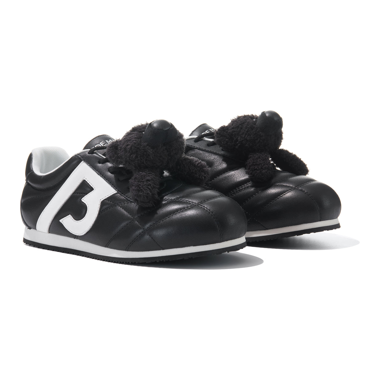 13DE MARZO Quilted Lightweight Casual Shoes Black - 13DE MARZO