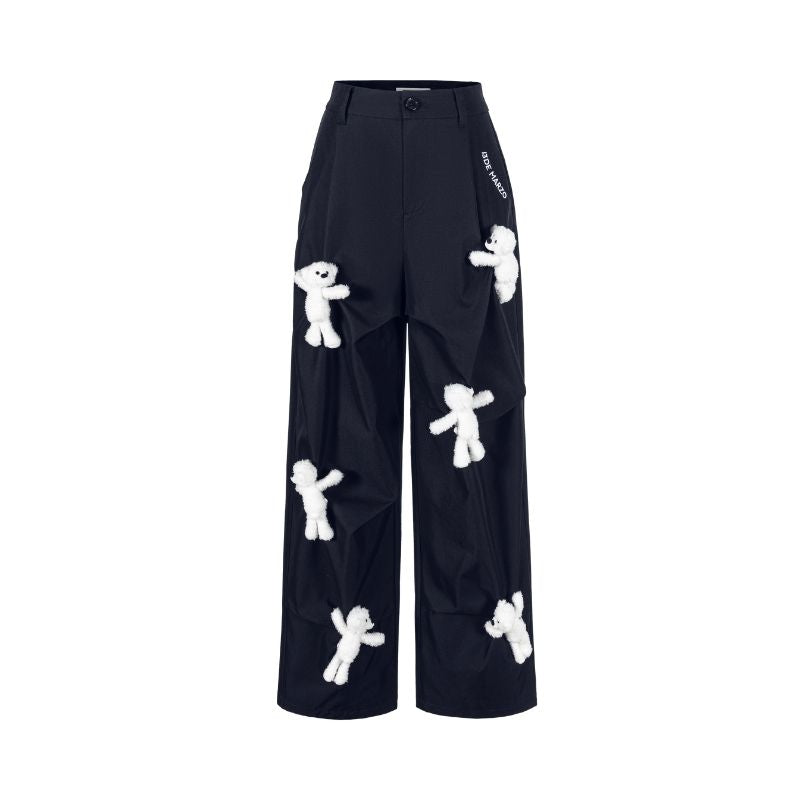 13DE MARZO Doozoo Casual Cargo Pants Black - 13DE MARZO