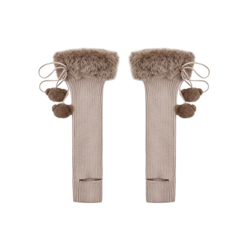 13DE MARZO Doozoo Fuzzy Socks Brown - 13DE MARZO