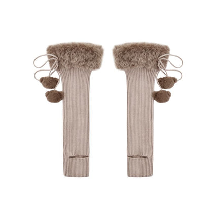 13DE MARZO Doozoo Fuzzy Socks Brown - 13DE MARZO