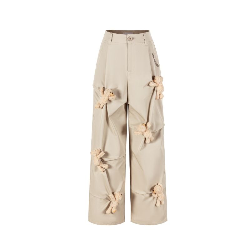 13DE MARZO Doozoo Casual Cargo Pants Khaki - 13DE MARZO