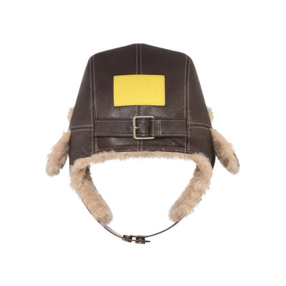 13DE MARZO Pilot Bear Vintage Hat Brown - 13DE MARZO