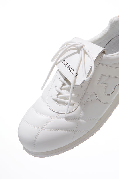 13DE MARZO Quilted Lightweight Casual Shoes White - 13DE MARZO