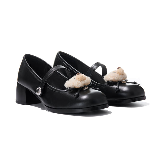 13DE MARZO High Heel Mary Jane Black - 13DE MARZO