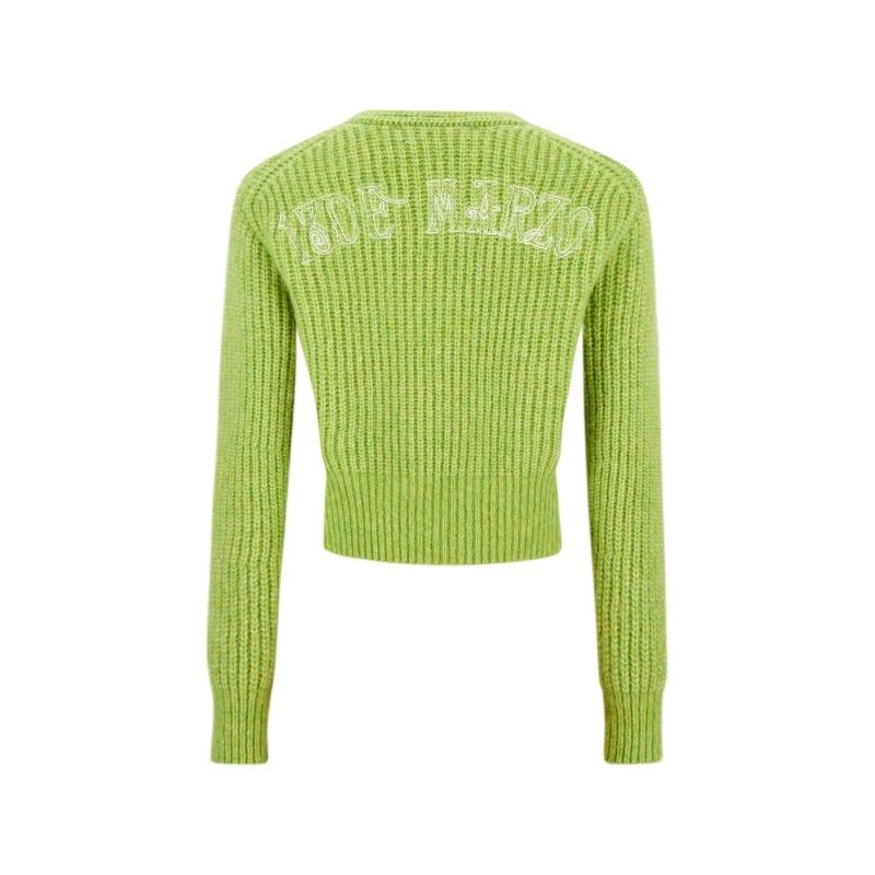 13DE MARZO Doozoo Cuddle Button Cardigan Green - 13DE MARZO