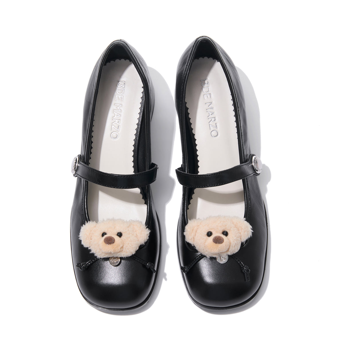 13DE MARZO High Heel Mary Jane Black - 13DE MARZO