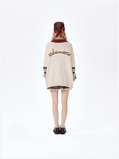 13DE MARZO Bear Window House Cardigan - 13DE MARZO