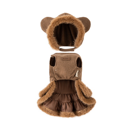 13DE MARZO ToBeMarzoBear Pet Dress Khaki