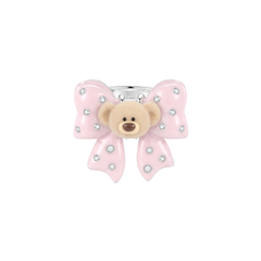 13DE MARZO Mini Bear Bow Ring Pink