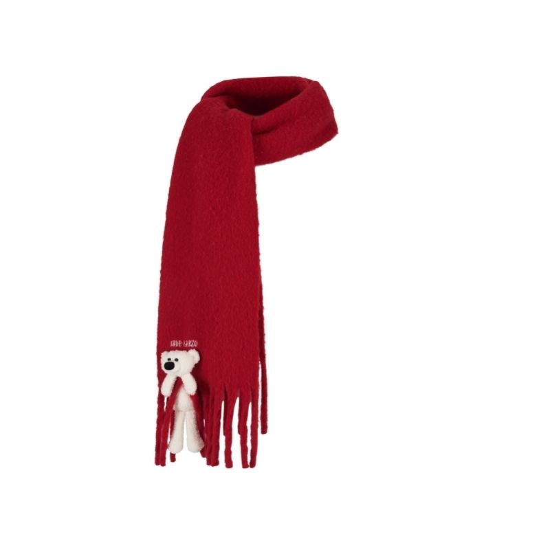 13DE MARZO Doozoo Fleece Scarf Red - 13DE MARZO