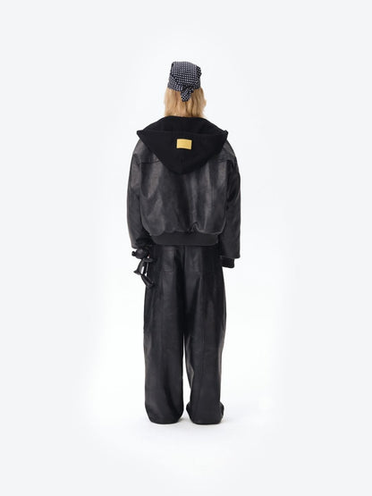 13DE MARZO Pilot Bear Vintage Jacket - 13DE MARZO