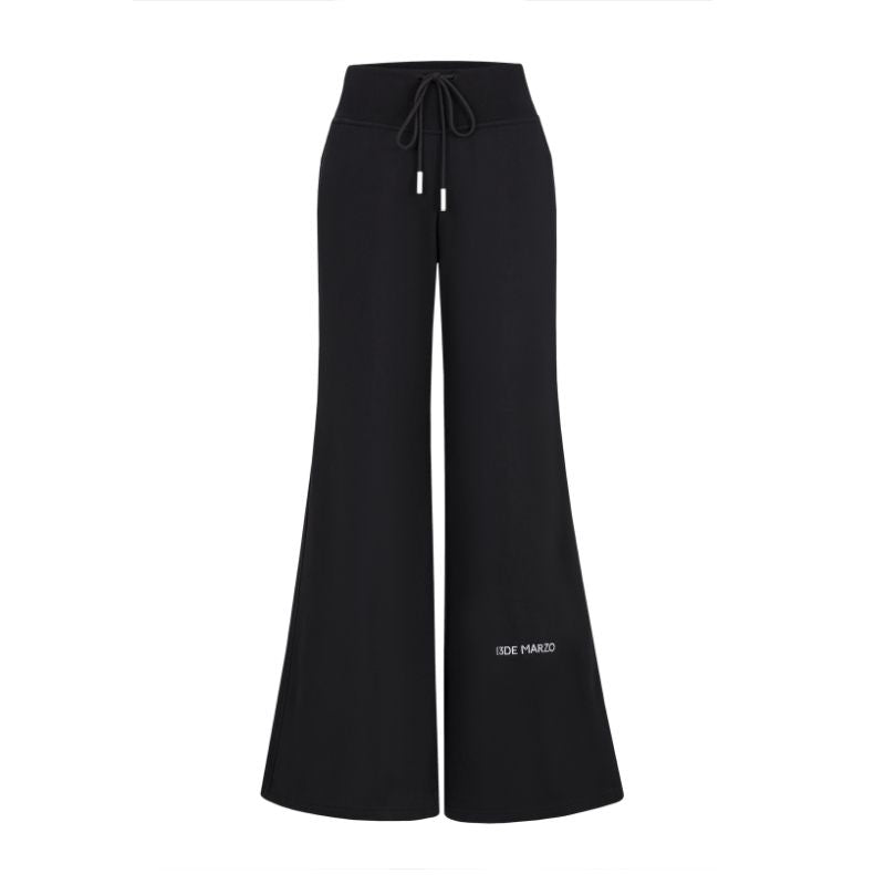13DE MARZO Base Wide Flare Pants Black - 13DE MARZO