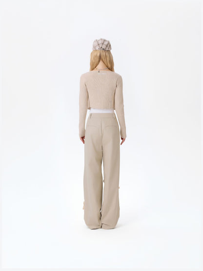 13DE MARZO Doozoo Casual Cargo Pants Khaki - 13DE MARZO