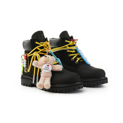 13DE MARZO Maximalist Pendant Suede Martin Boots - 13DE MARZO