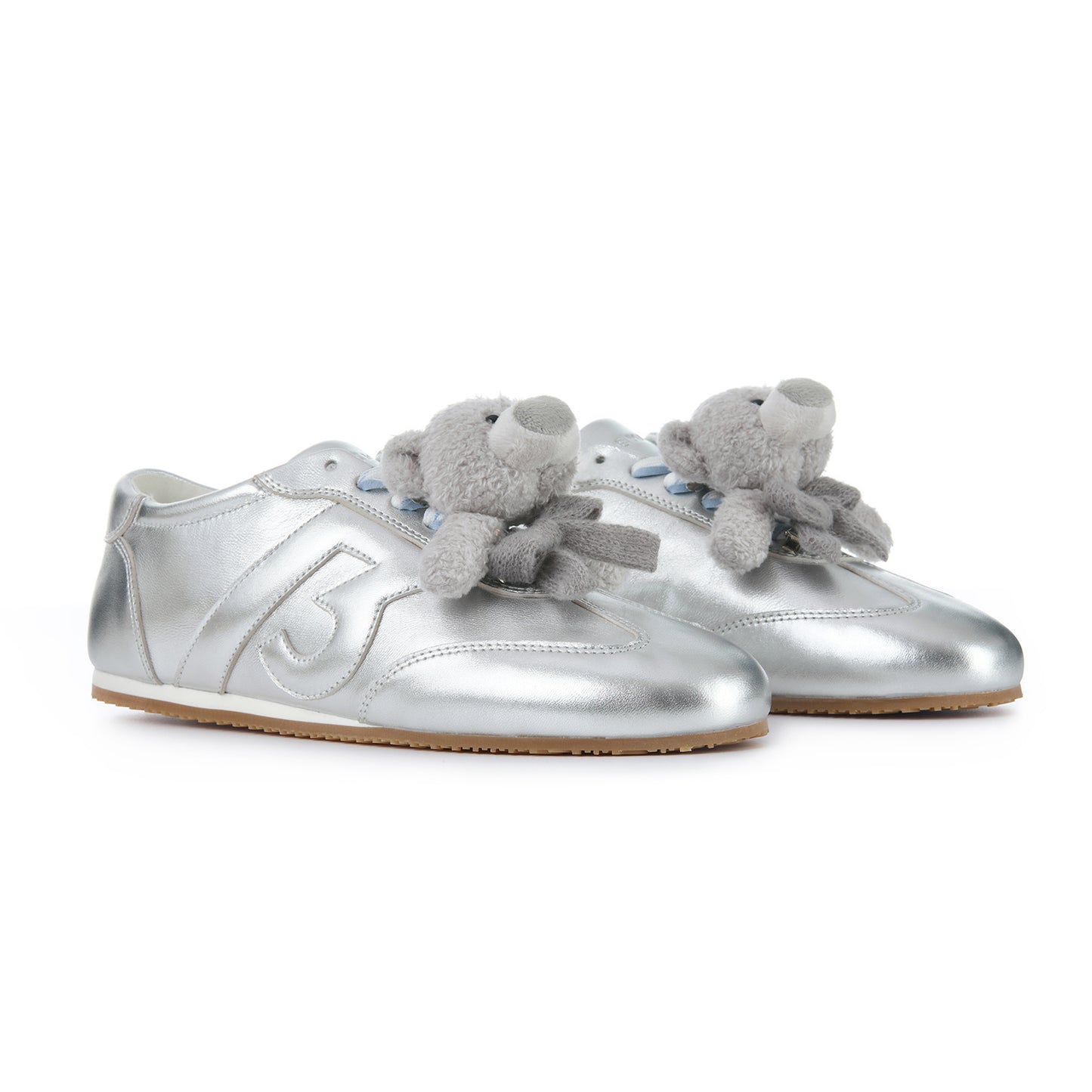 13DE MARZO Bear Training Thin Shoes Silver