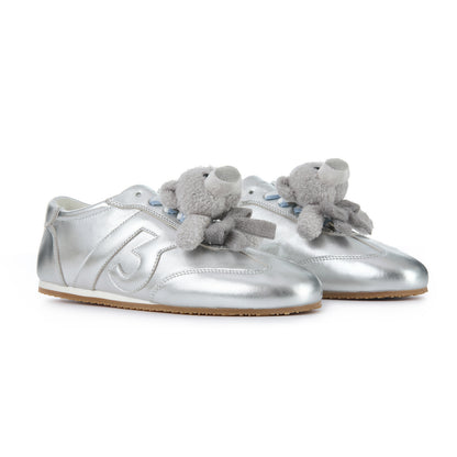 13DE MARZO Bear Training Thin Shoes Silver