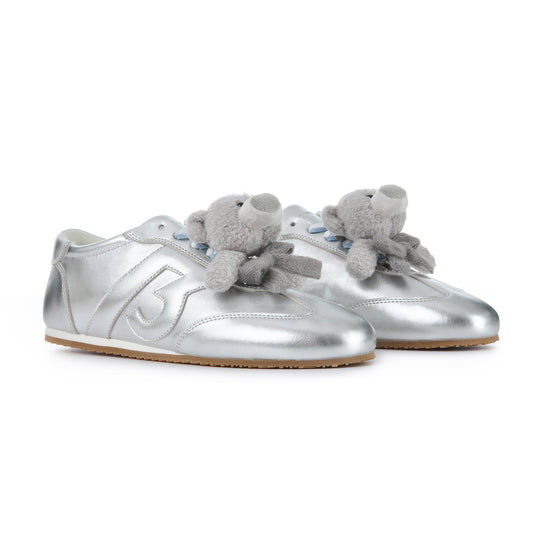 13DE MARZO Bear Training Thin Shoes Silver