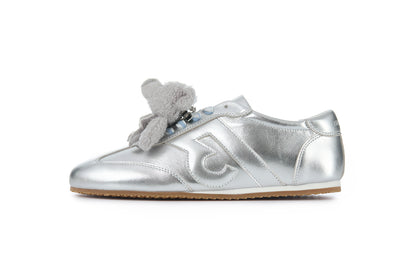 13DE MARZO Bear Training Thin Shoes Silver