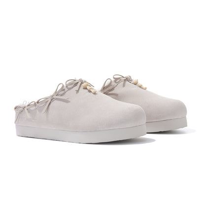 13DE MARZO Furry Birkenstock Mule Sand