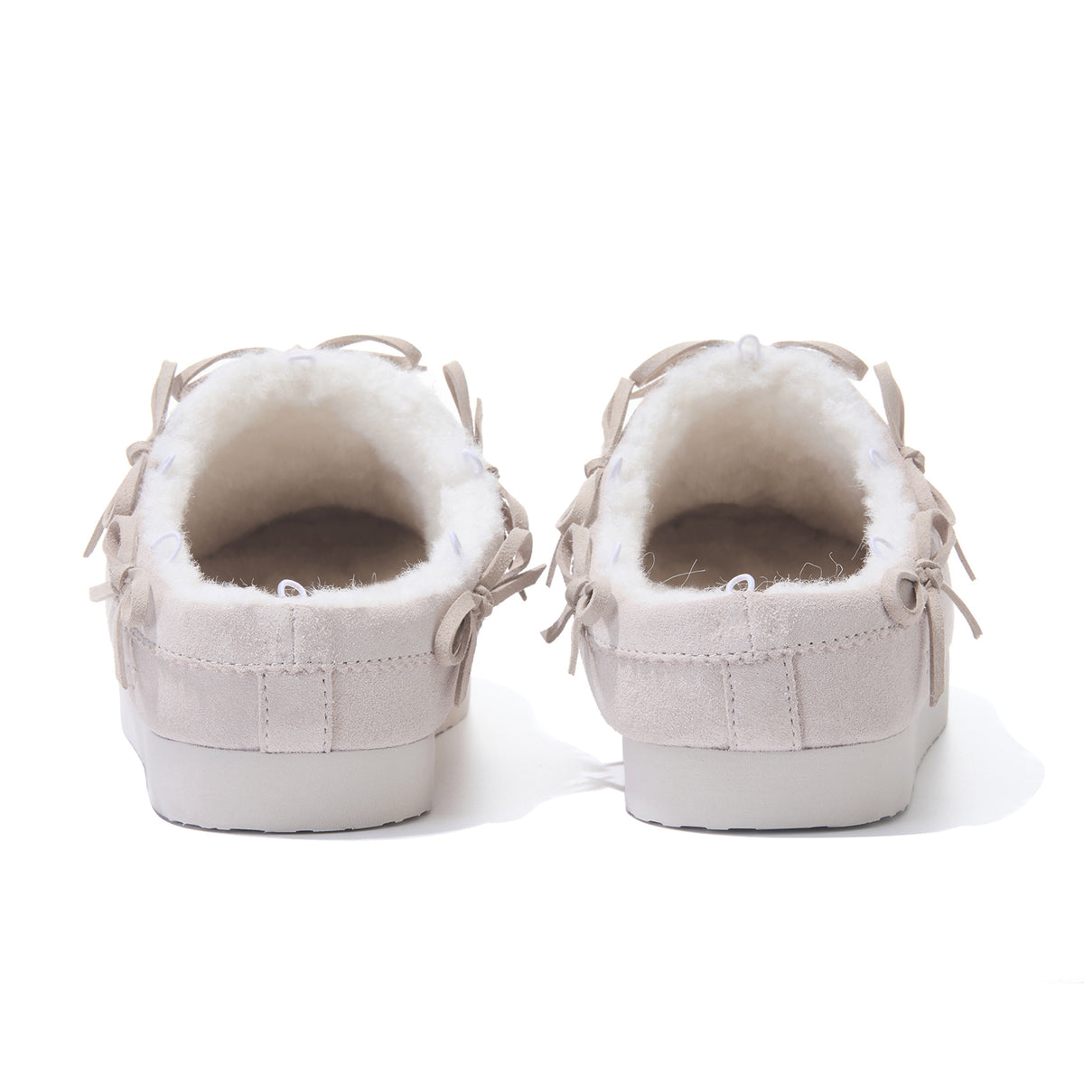 13DE MARZO Furry Birkenstock Mule Sand