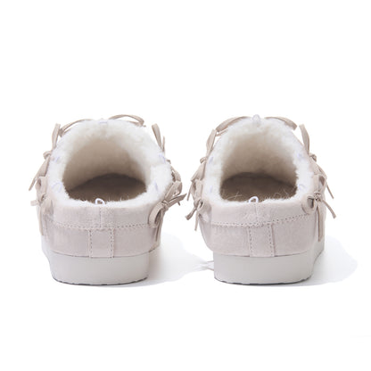 13DE MARZO Furry Birkenstock Mule Sand