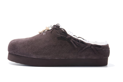 13DE MARZO Furry Birkenstock Mule Brown