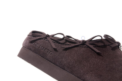 13DE MARZO Furry Birkenstock Mule Brown