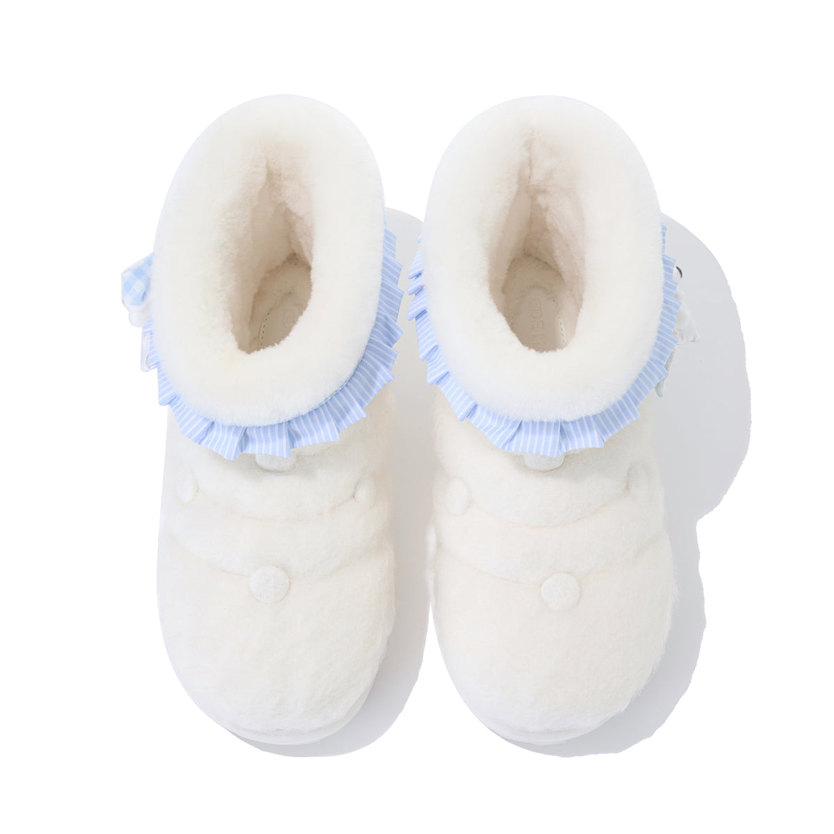 13DE MARZO Nighty Night Bear Snow Boots White