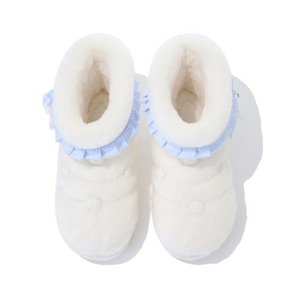 13DE MARZO Nighty Night Bear Snow Boots White