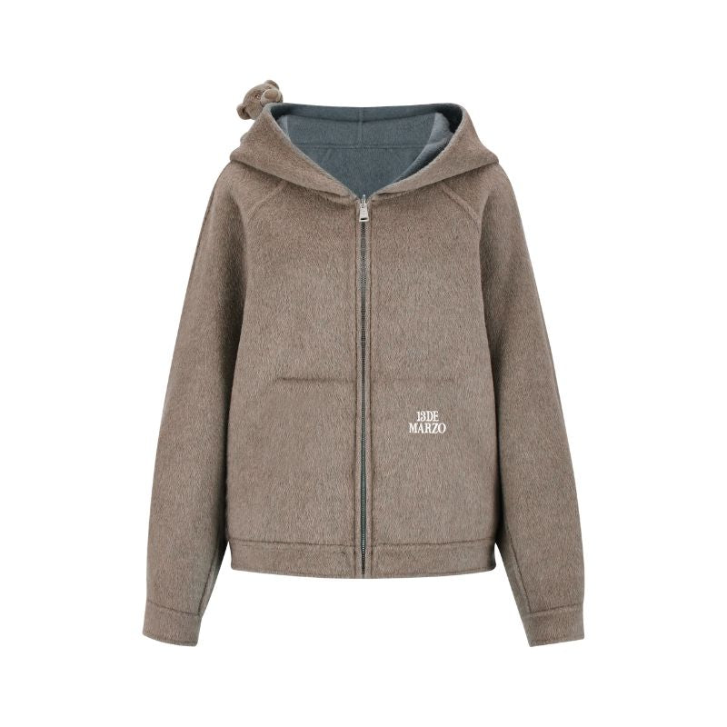13DE MARZO Bear Doudle Fleece Coat - 13DE MARZO