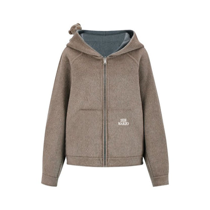 13DE MARZO Bear Doudle Fleece Coat - 13DE MARZO