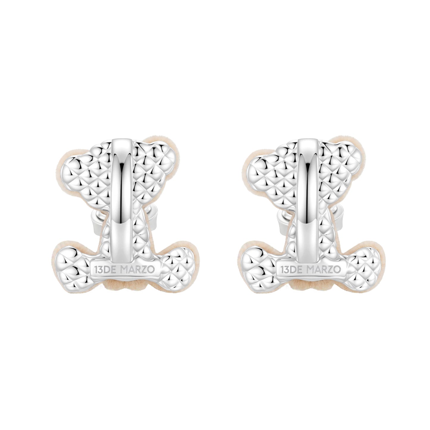 13DE MARZO Cute Sitting Bear Earrings