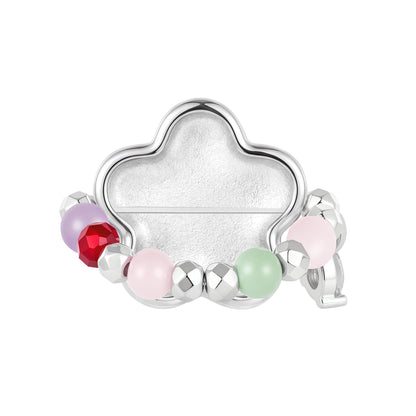 13DE MARZO Colorful Floral Bear Ring - 13DE MARZO