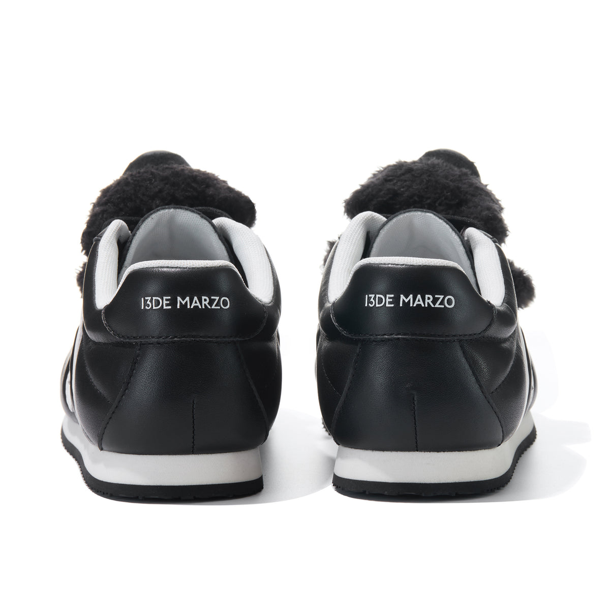 13DE MARZO Quilted Lightweight Casual Shoes Black - 13DE MARZO