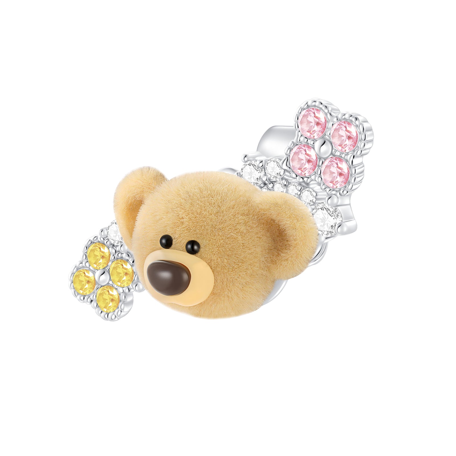 13DE MARZO Monet's Garden Crystal Rhinestone Earrings - 13DE MARZO