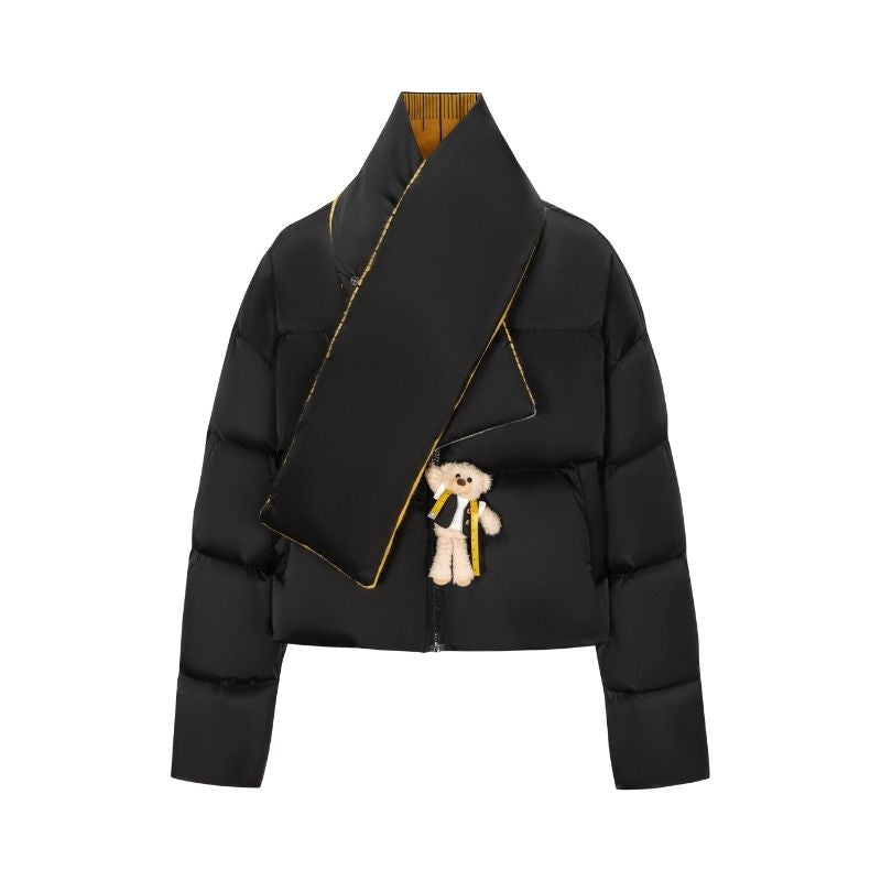 13DE MARZO Tailor Bear Ruler  Down Jacket Black - 13DE MARZO