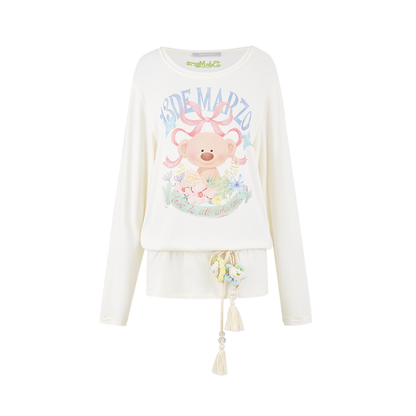 13DE MARZO Floral Bear Tee