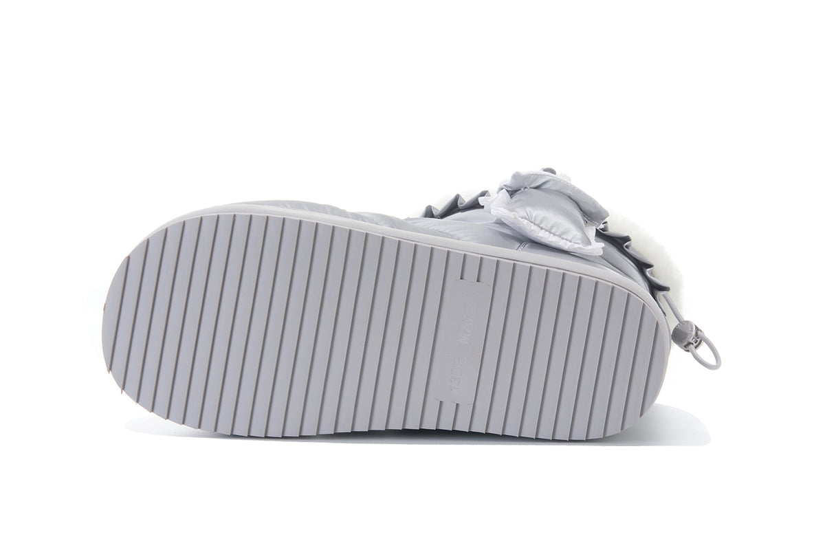 13DE MARZO Nighty Night Bear Snow Boots Silver