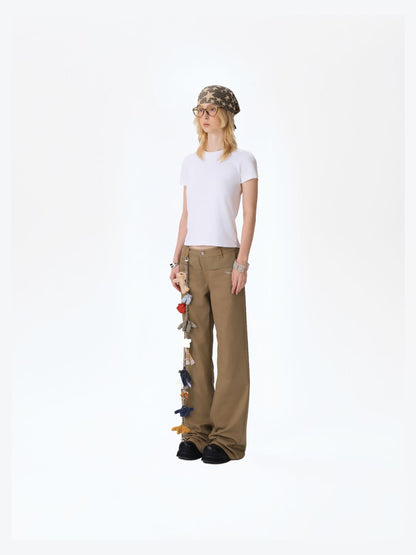 13DE MARZO Tailor Bear Hanger Cargo Pants Green - 13DE MARZO