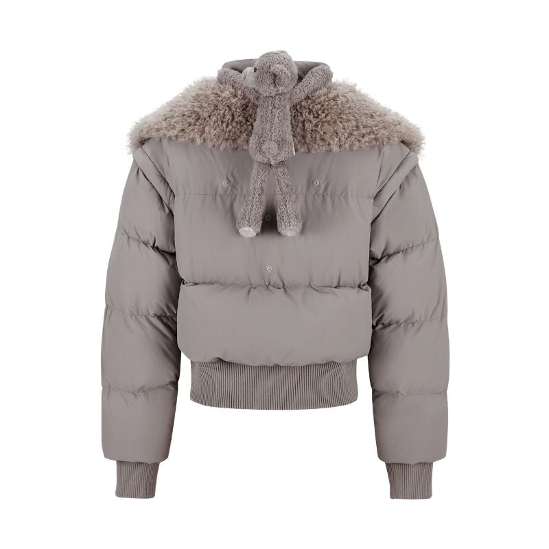 13DE MARZO Doozoo Detachable Short Down Jacket Grey - 13DE MARZO