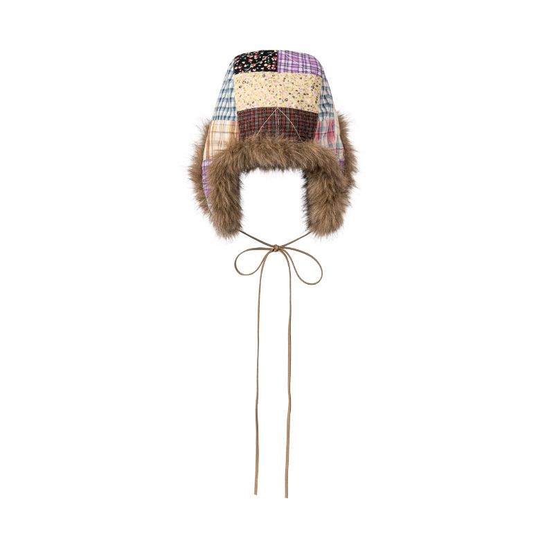 13DE MARZO Plaid Earflap - 13DE MARZO