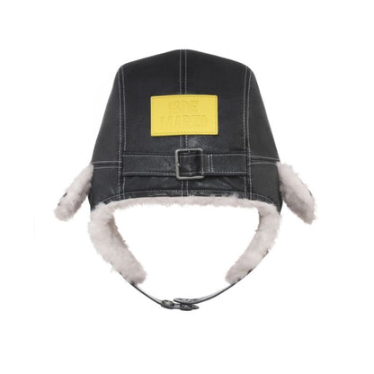 13DE MARZO Pilot Bear Vintage Hat Black - 13DE MARZO