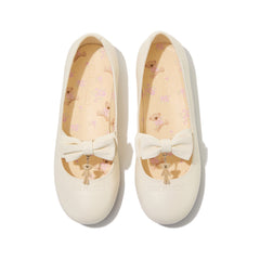 13DE MARZO Floral-Print Lined Ballet Flats White