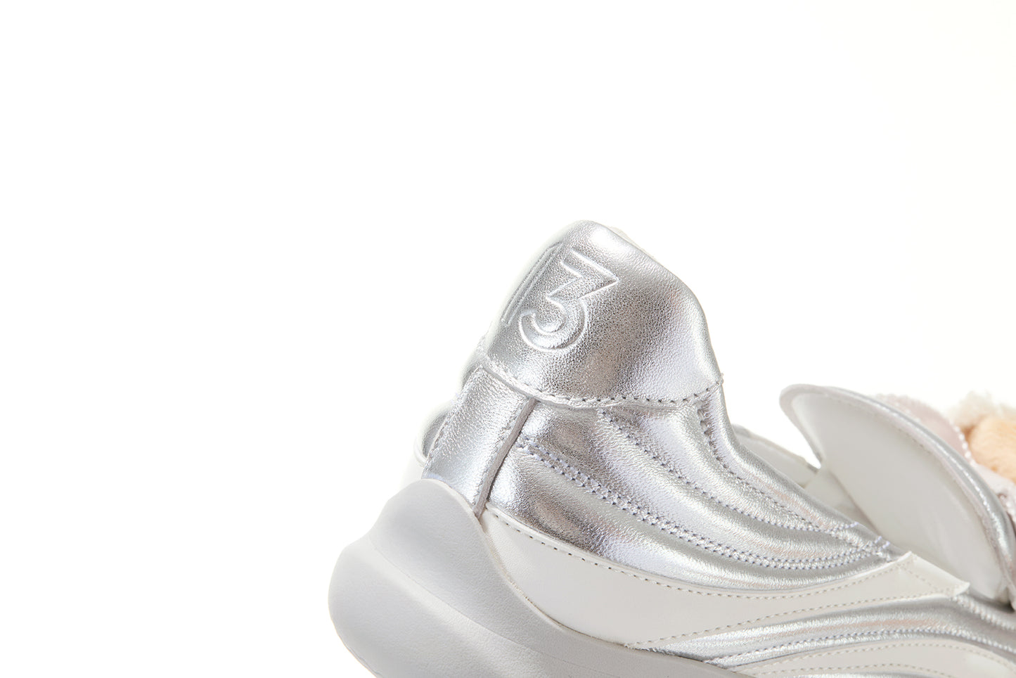 13DE MARZO Ballet Bear Sneakers Silver