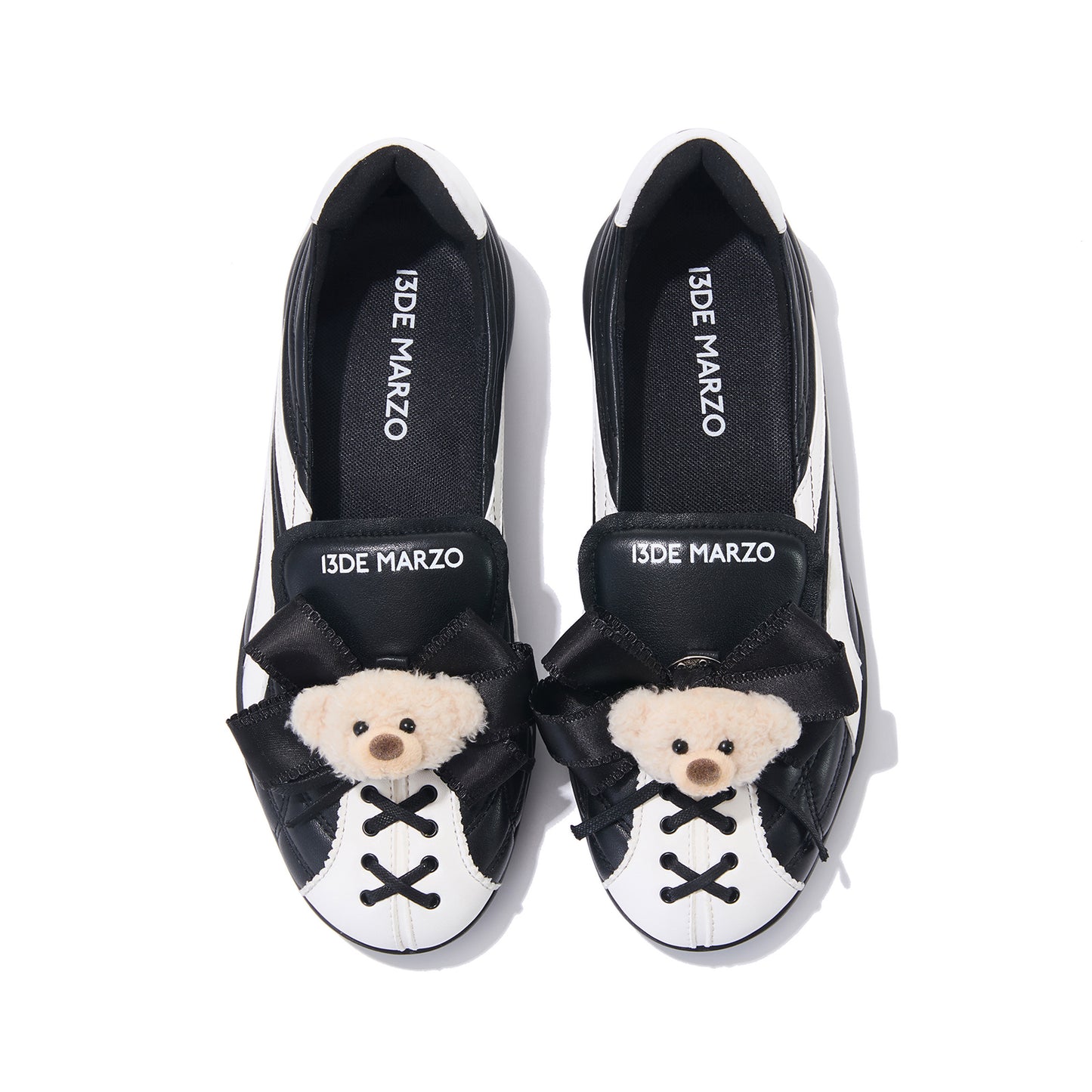 13DE MARZO Ballet Bear Sneakers Black